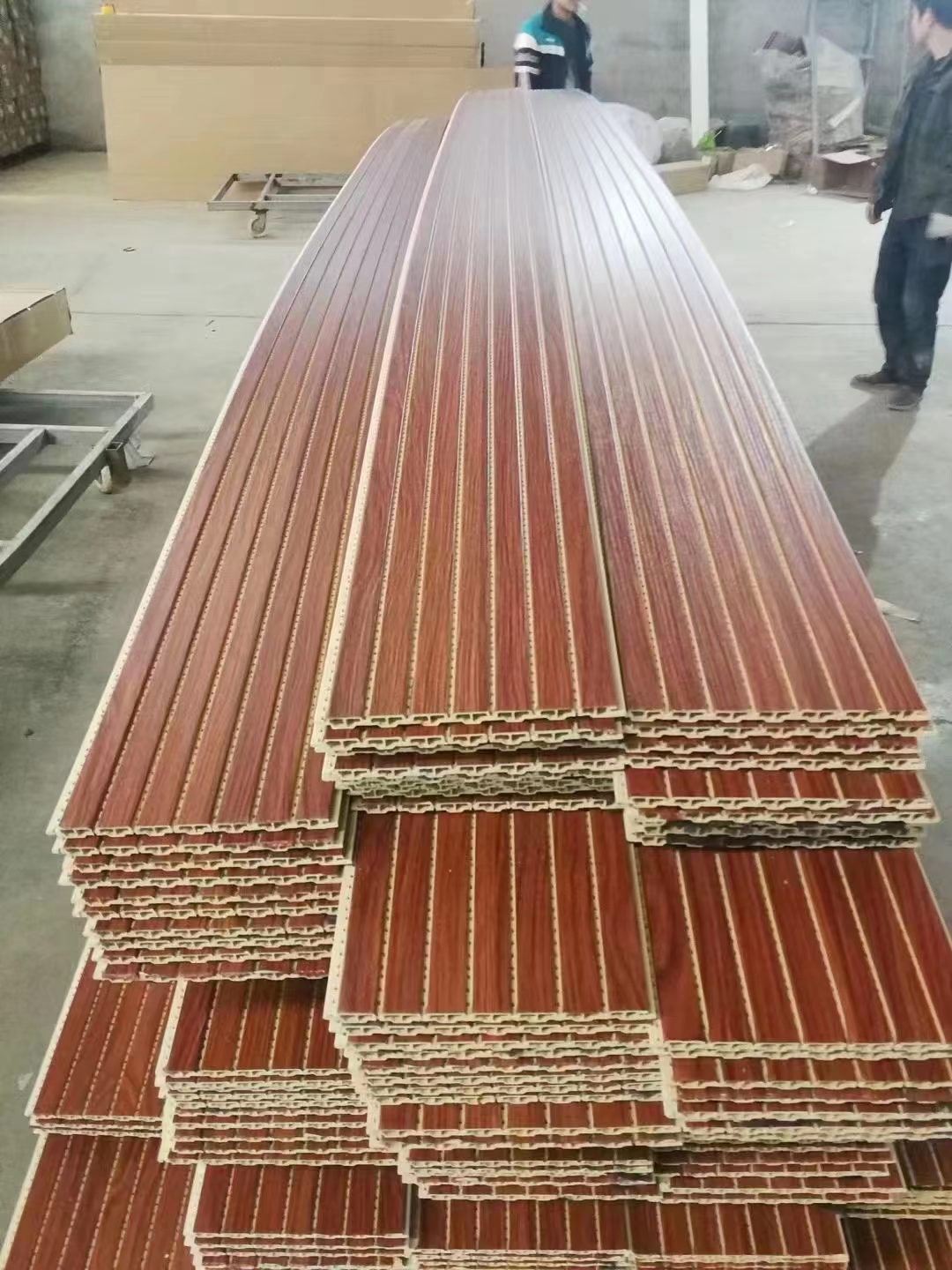 Xiaochangcheng concave-convex board ceiling wall skirt decorative grille concave-convex decorative board wall panel Bamboo and wood fiber grille Hollow grille Bamboo and wood fiber wood-plastic grille Item Picture
