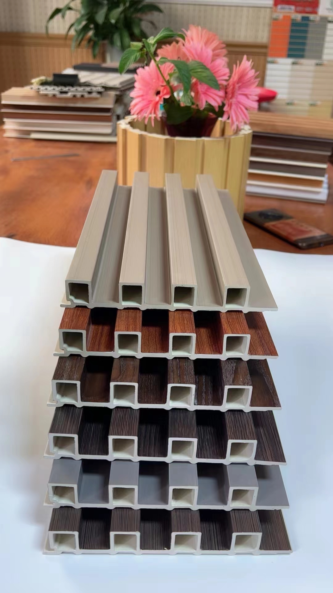 Concave-convex board ceiling, wall skirt, decorative grille, concave-convex decorative board, wall panel, bamboo and wood fiber grille, solid wood grille, hollow grille