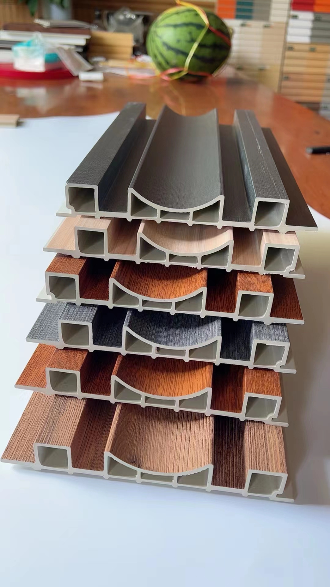 Concave-convex board ceiling, wall skirt, decorative grille, concave-convex decorative board, wall panel, bamboo and wood fiber grille, solid wood grille, hollow grille