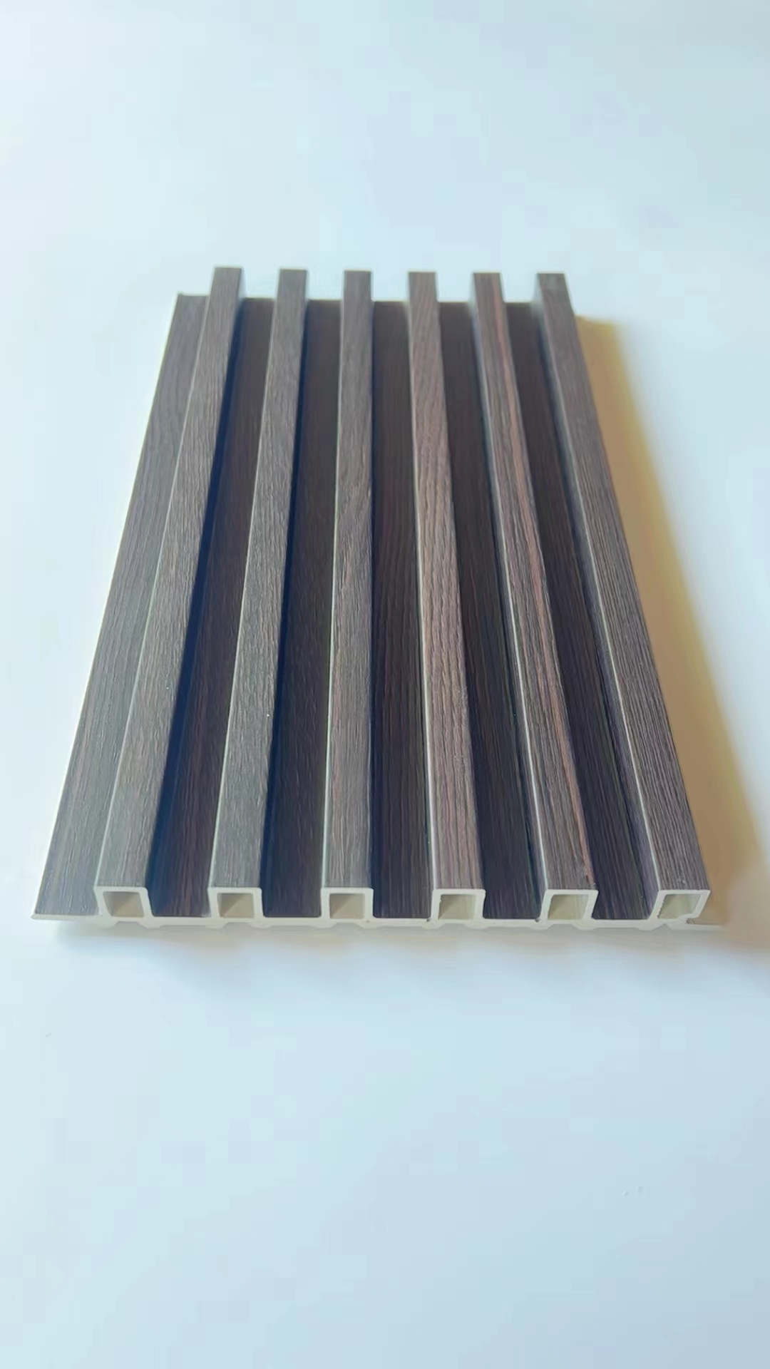 Xiaochangcheng concave-convex board ceiling wall skirt decorative grille concave-convex decorative board wall panel Bamboo and wood fiber grille Hollow grille Bamboo and wood fiber wood-plastic grille details Picture