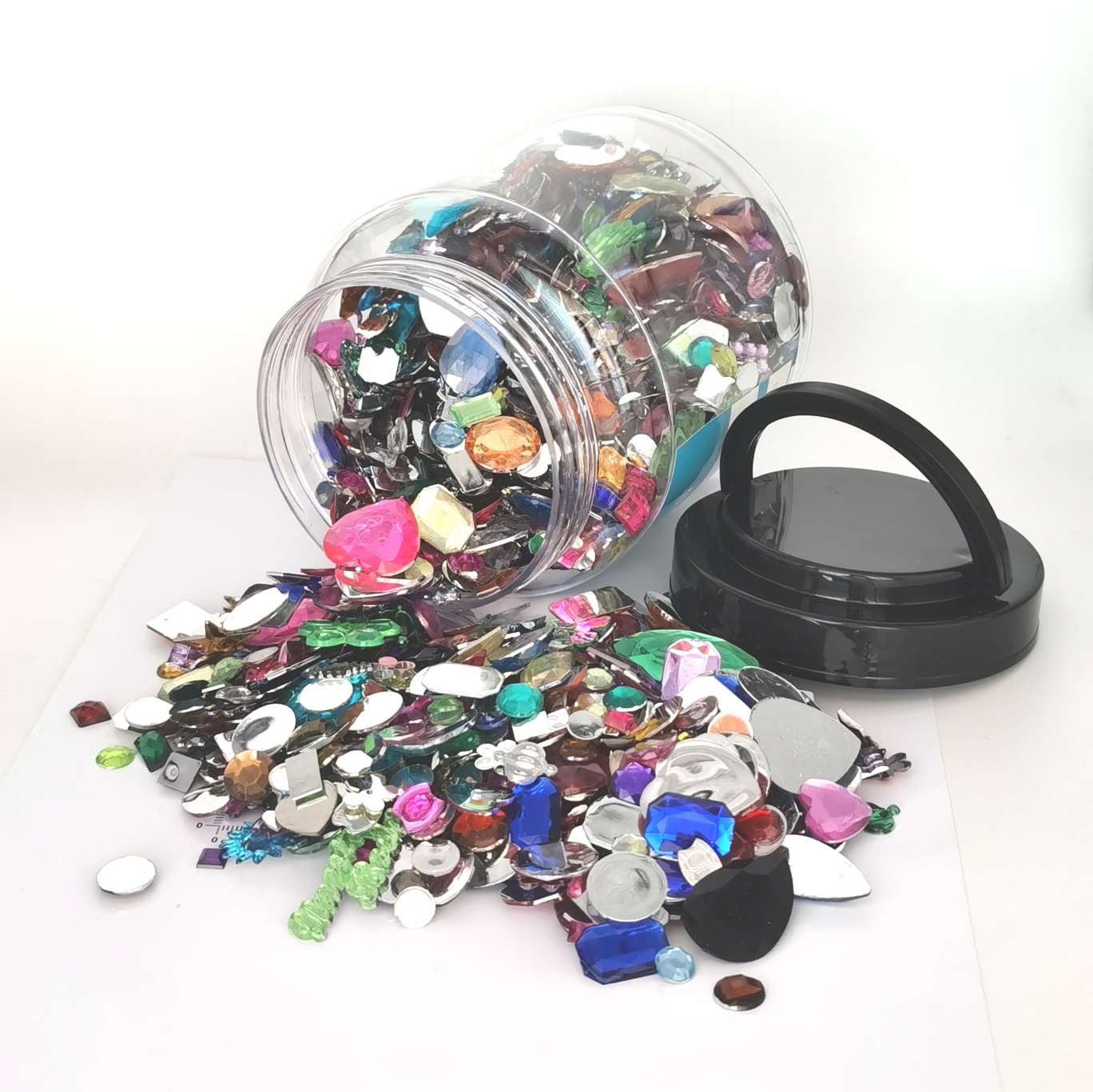 Acrylic diamond and gemstone stickers, Leguo Jiajia handmade supermarket accessories, hair clips, mobile phone stickers detail image 4