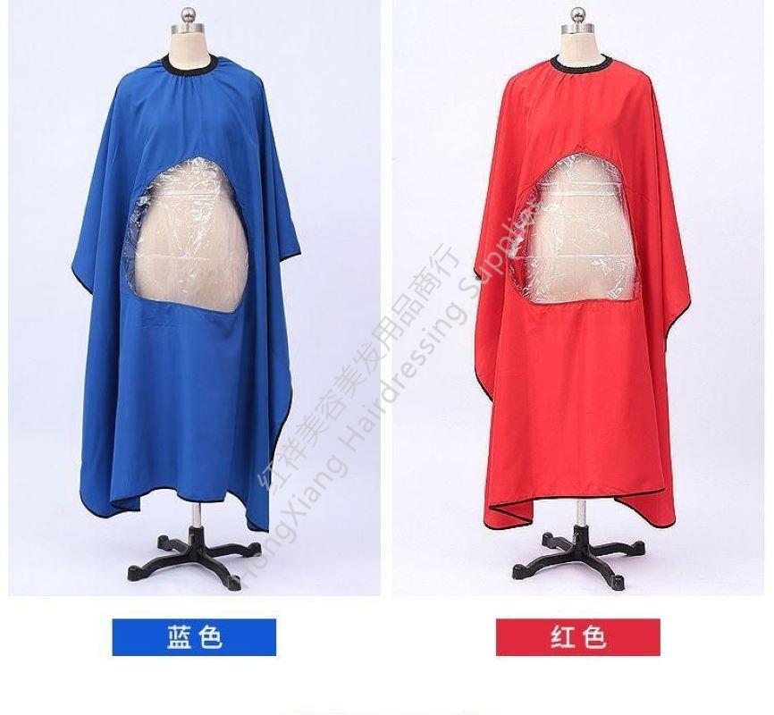Mobile phone hair dressing cloth perspective hair dressing cloth hair cutting cloth cut hair mobile phone adult cloth against water splash manufacturers wholesale