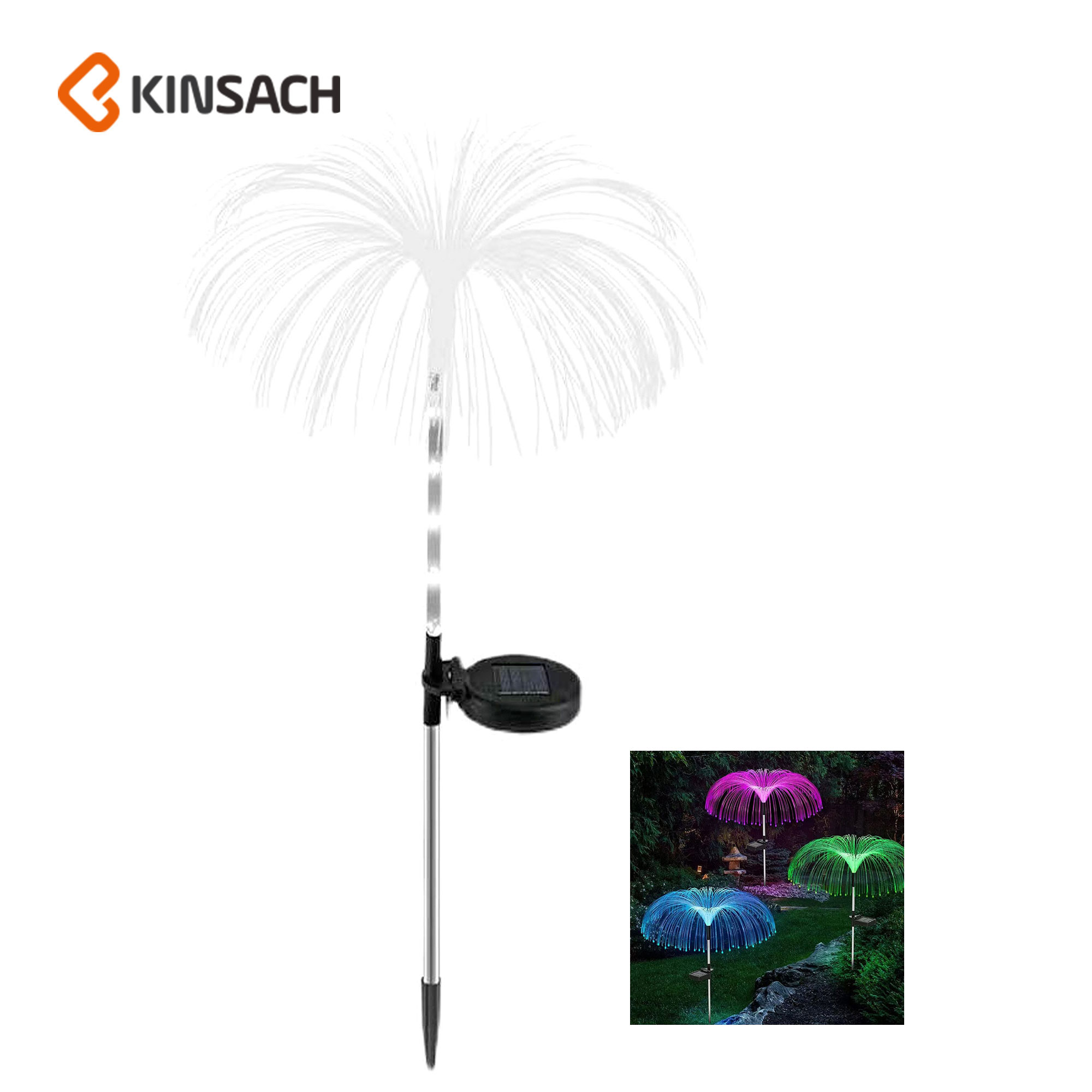 Solar light Garden light jellyfish light Solar lawn light garden outdoor decoration simple floor light light waterproof