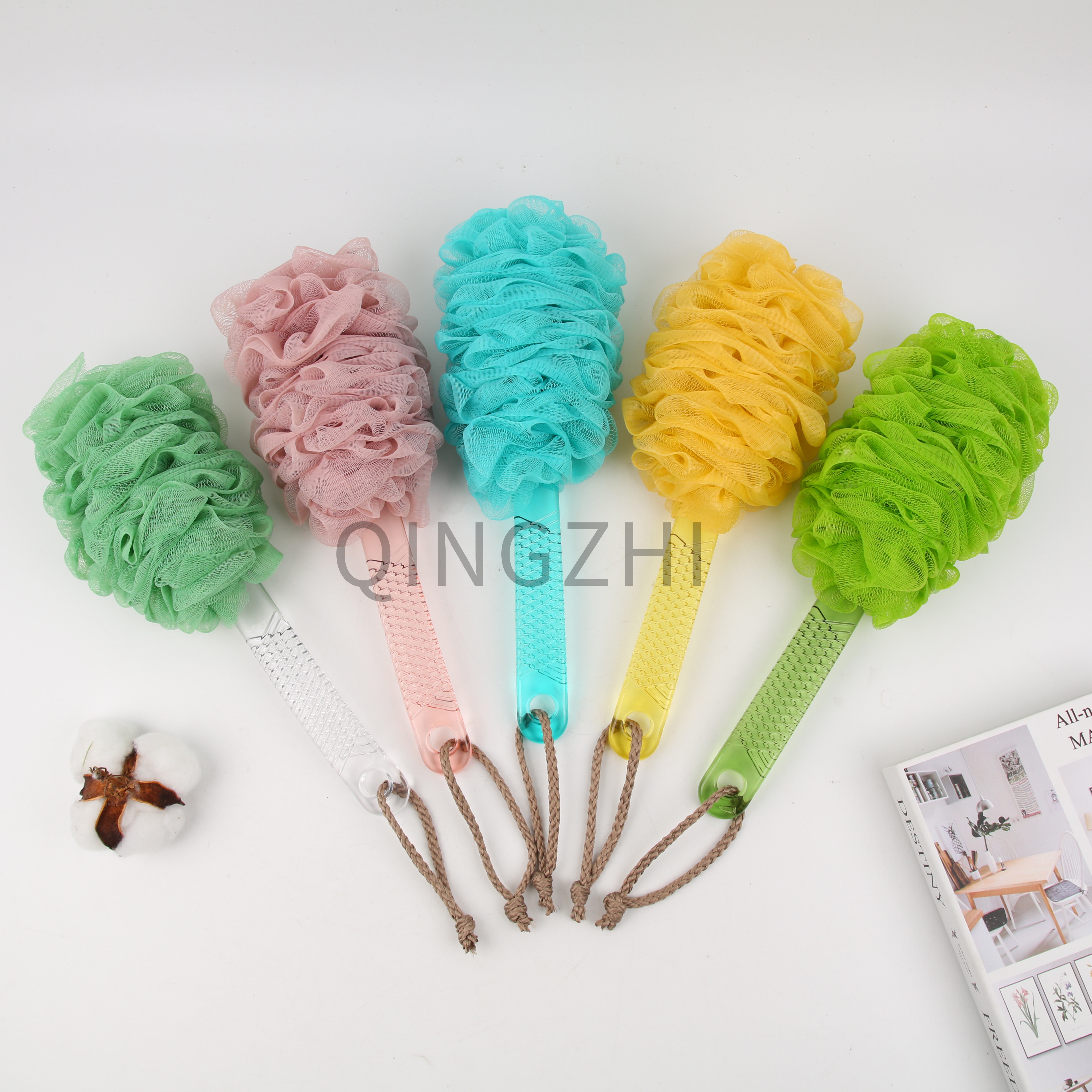 浴球洗浴用品浴球洗浴用品浴花洗浴产品浴花洗浴产品大克重 沐浴擦 洗澡不求人 清洁皮肤 大量气泡 厂家生产 质量保证