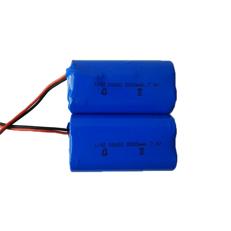 18650锂电池组7.4V2个串联电池组 带保护板 小白头详情图1