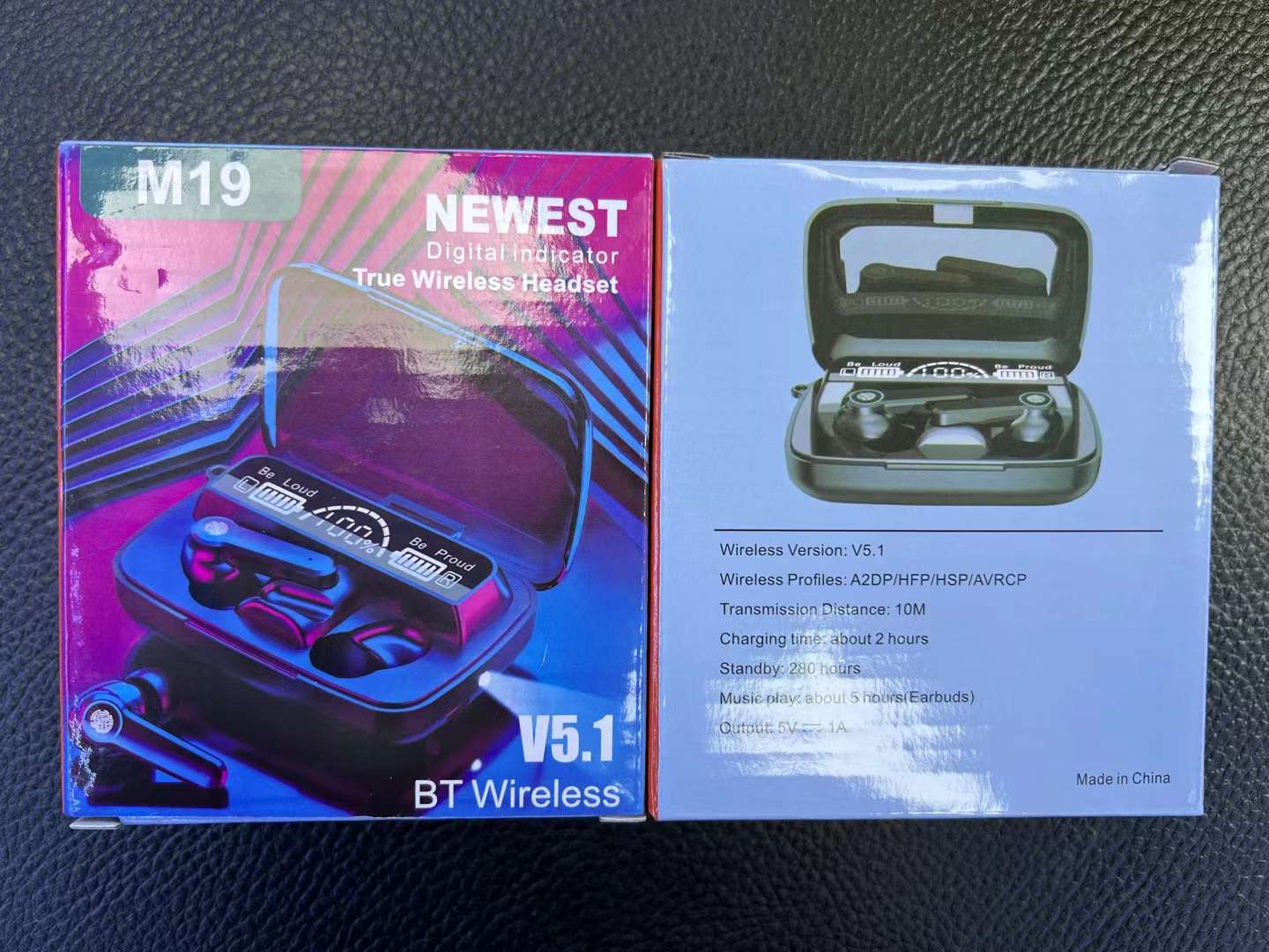 Cockpit charger Bluetooth headset with light M19/M29PRO/M30PRO Bluetooth Headset Bluetooth headset for all mobile phones