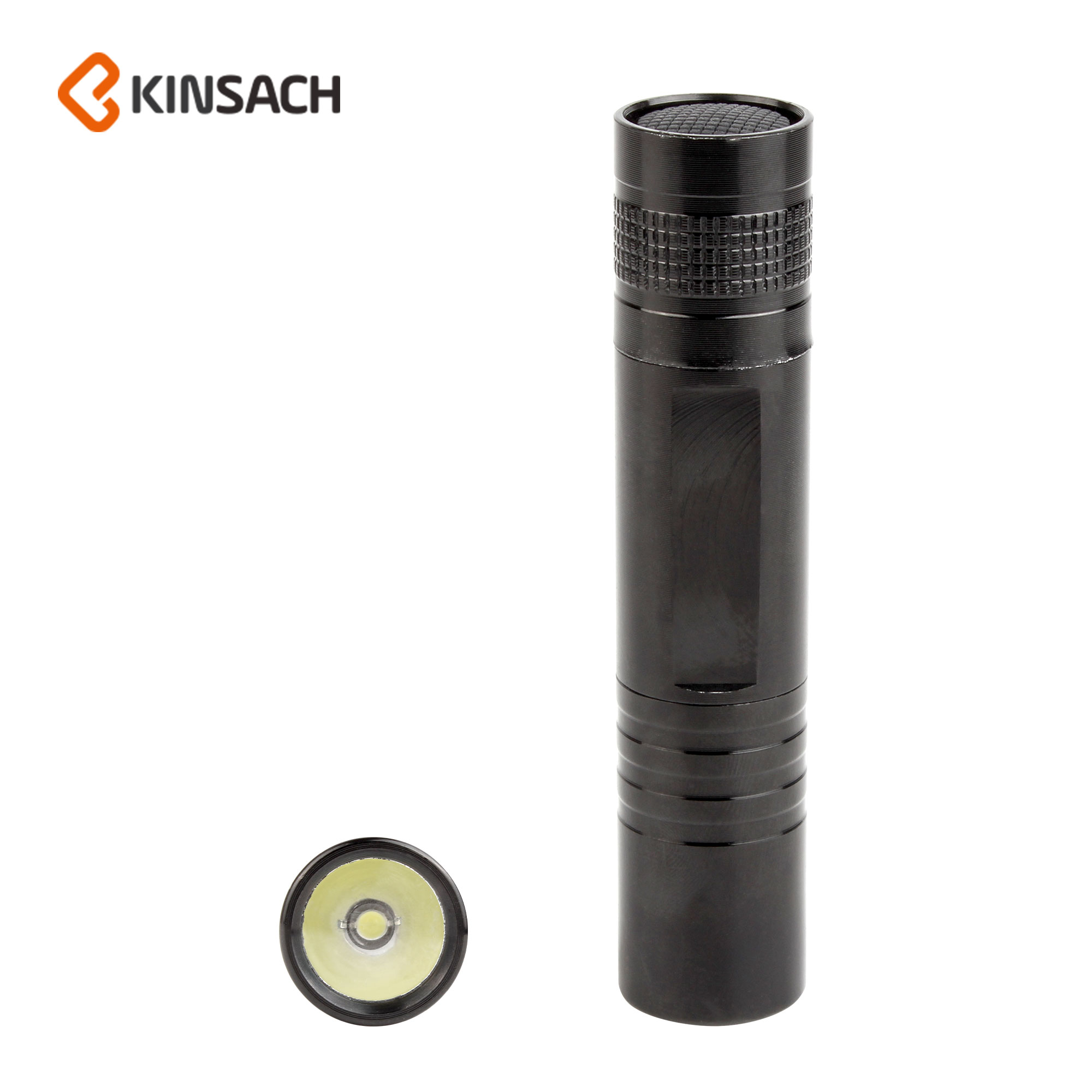 Mini flashlight Aluminum alloy children's small electric gift free lettering can print logo portable lighting