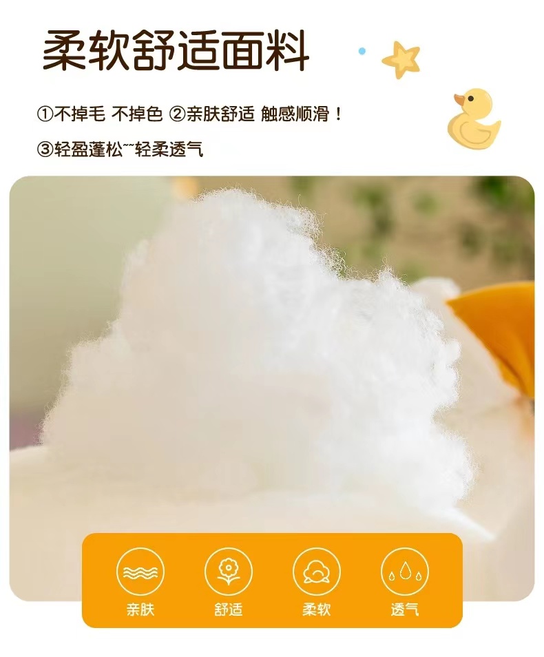 毛绒玩具批发网红慵懒大黄鸭公仔毛绒玩具鸭子抱枕丑萌玩偶大白鹅女孩生日礼物详情4