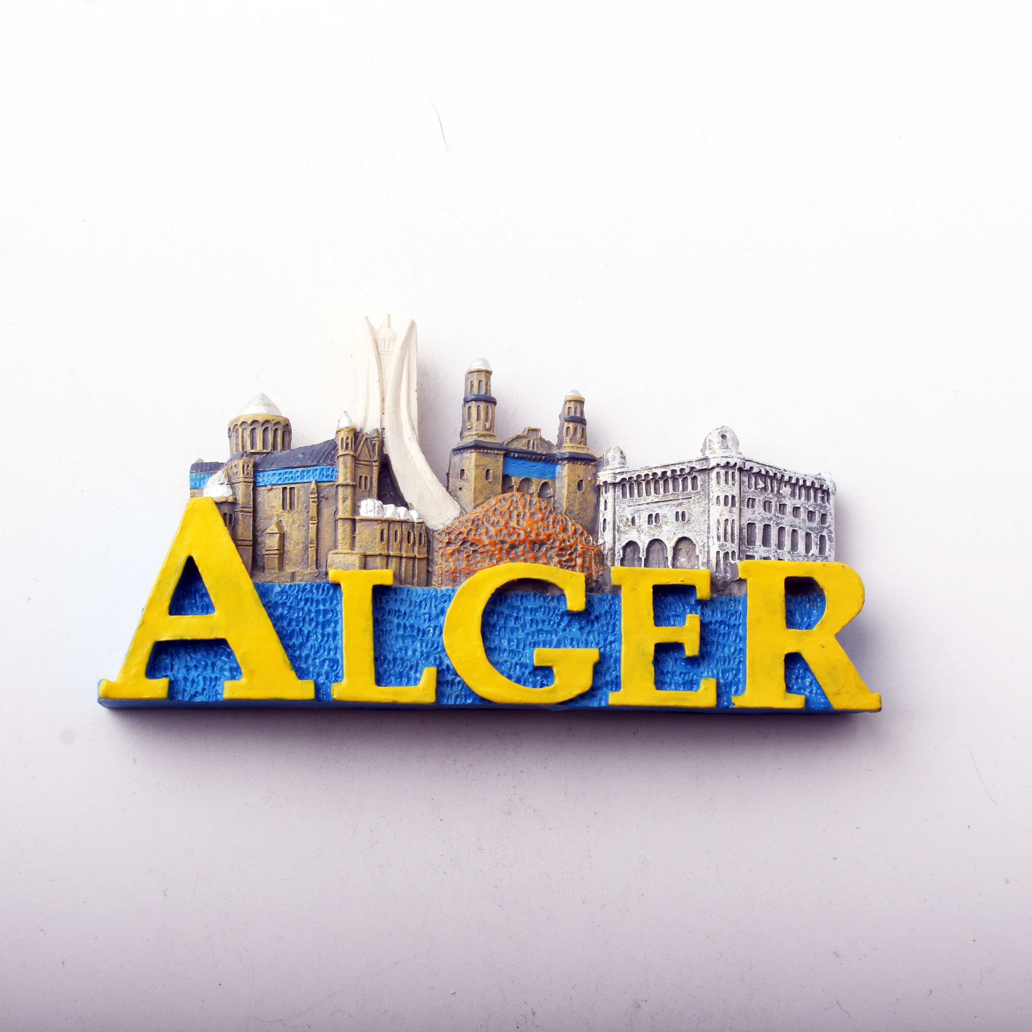وتخصص الجهة المصنعة في تصدير التجارة الخارجية من ثلاجة جزائرية ثلاثية الأبعاد وممغنطة للتذكارات السياحية الوطنية