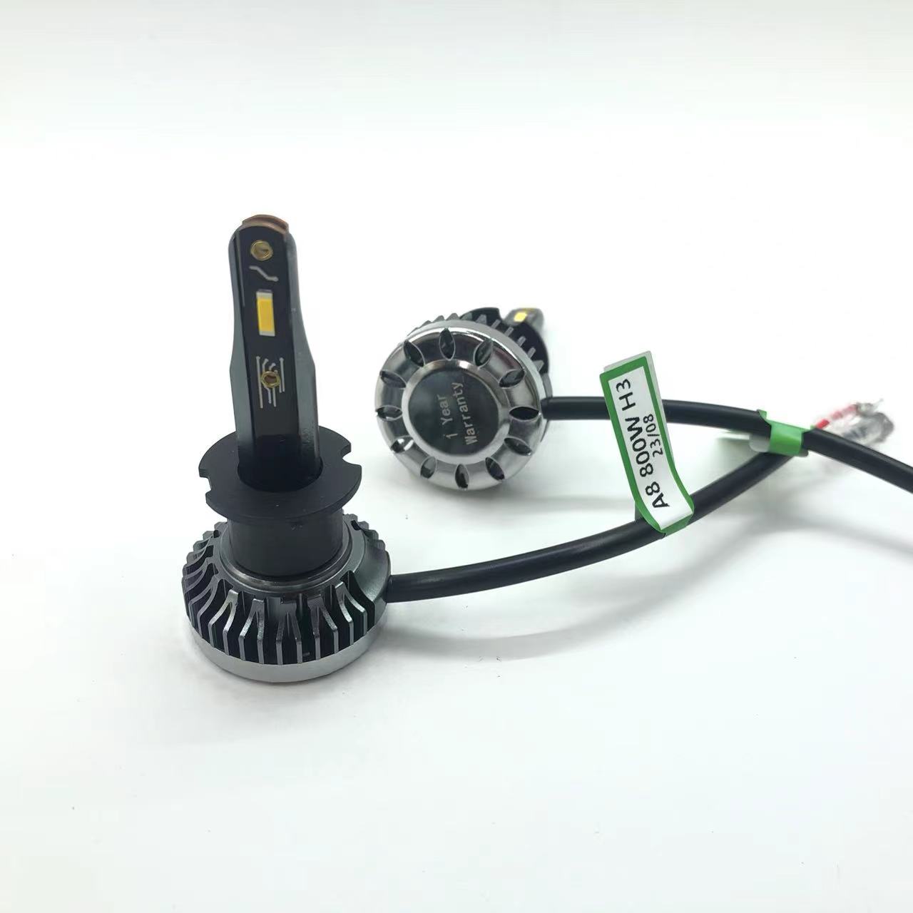 Automotive headlight led spotlight A8 foreign trade version golden light spotlight details Picture