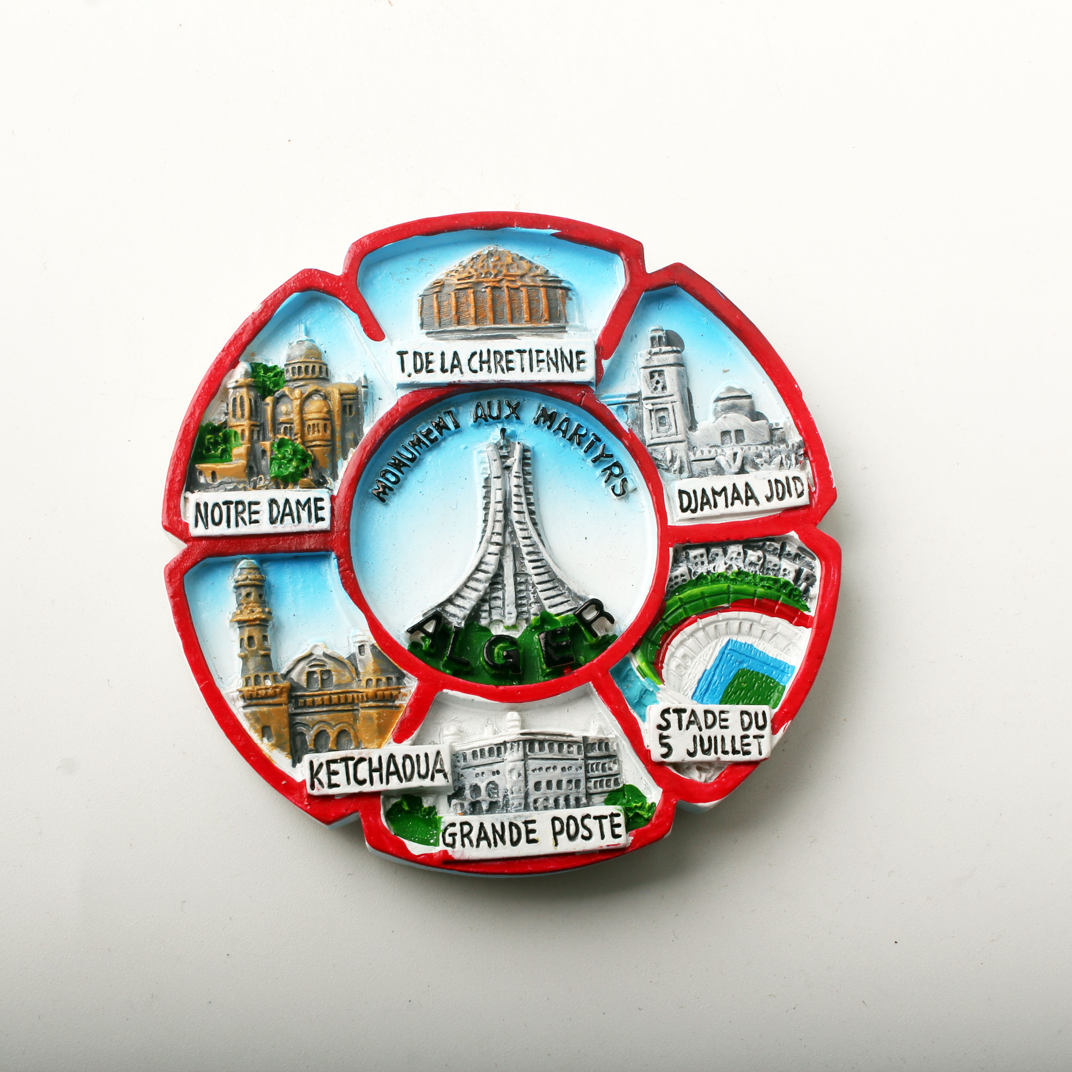 Our manufacturer specializes in customizing 3D hand-painted refrigerator stickers for export to Algeria, as well as wholesale of national tourist souvenirs, magnetic refrigerator stickers and souvenirs Application Scenario