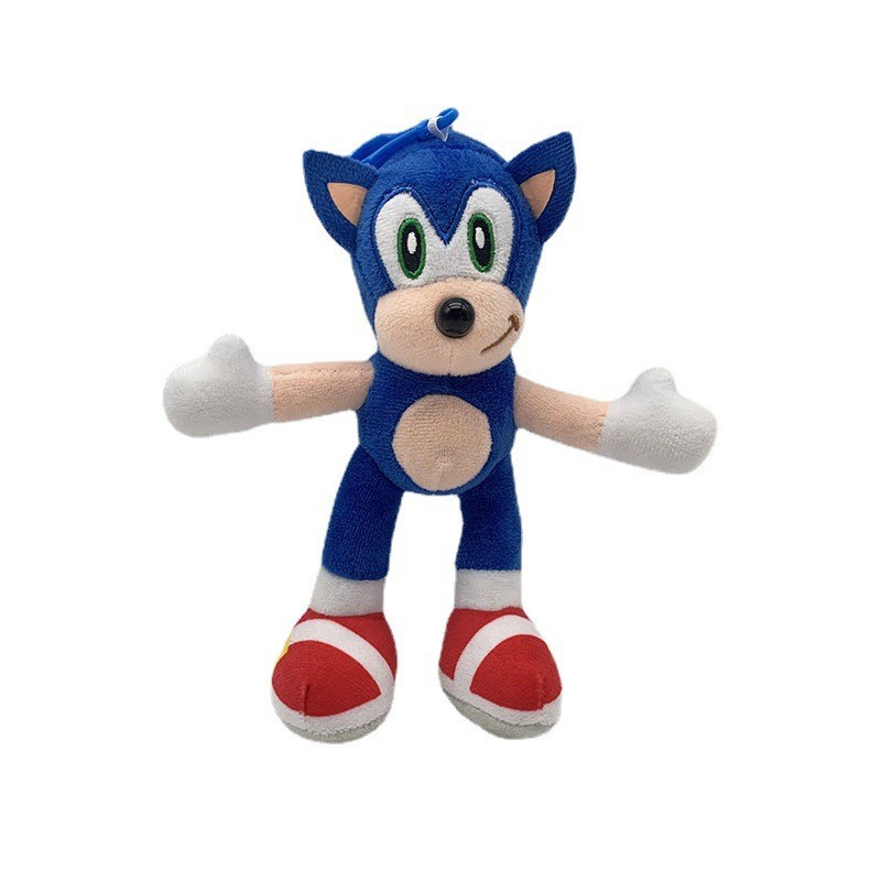 答案：索尼克/28cm/新品/跨境/游戏/精神/地狱/超音鼠/公仔/毛绒玩具细节图