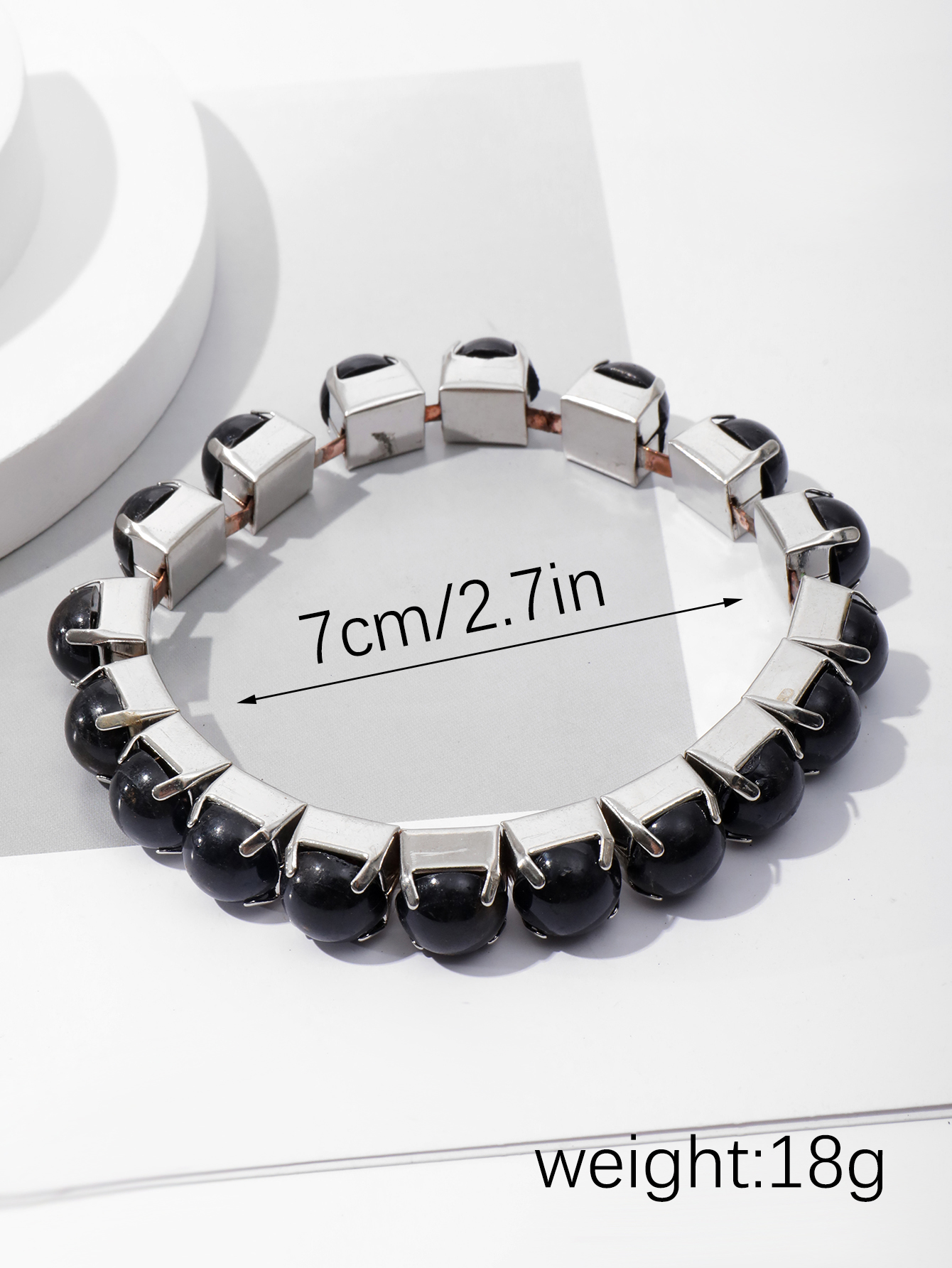 New European and American fashion Bohemian rice bead bracelet, creative single-layer stacked bracelet, versatile bracelet