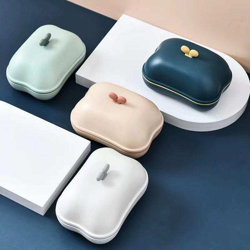 双层沥水肥皂盒北欧家用卫生间创意便携皂托浴室香皂架宿舍香皂盒详情图1