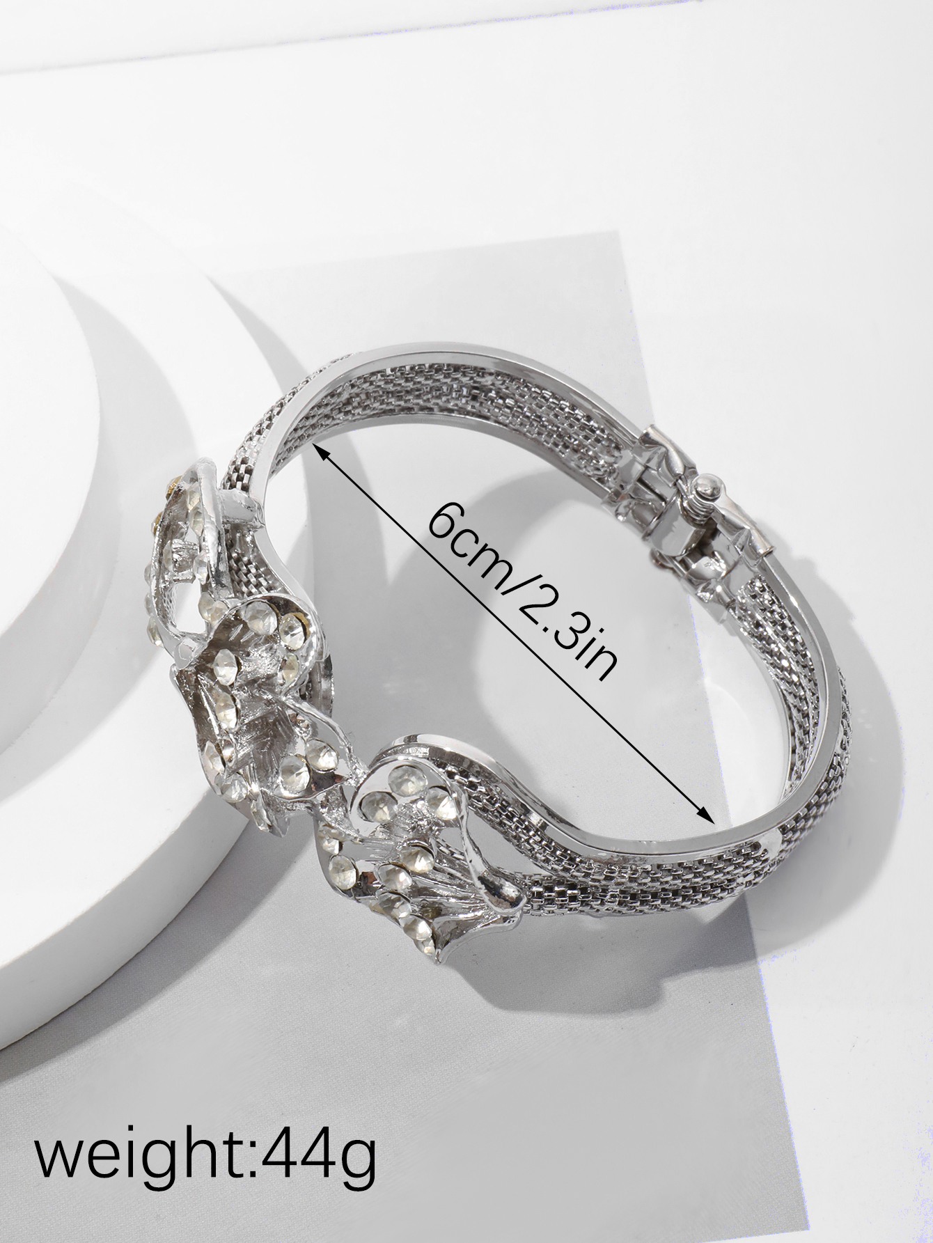 New European and American fashion high sense inlaid bracelet light luxury niche design hundred arm bracelet