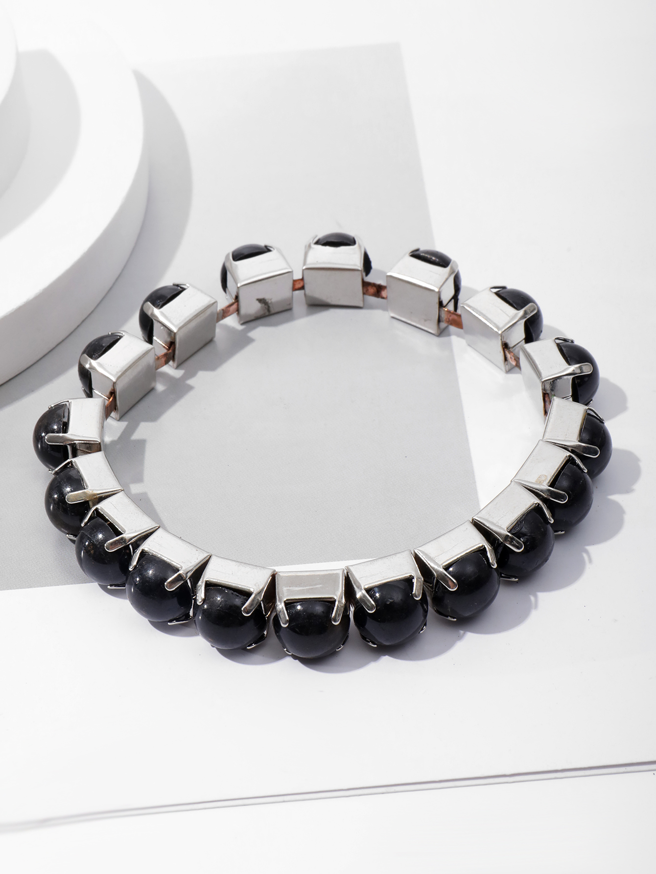 New European and American fashion Bohemian rice bead bracelet, creative single-layer stacked bracelet, versatile bracelet details Picture