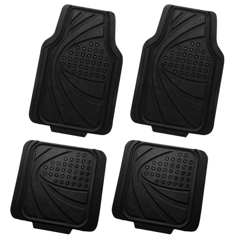 Automotive PVC universal 4012 floor mat 4pc all-season universal floor mat anti-slip and waterproof QW-346