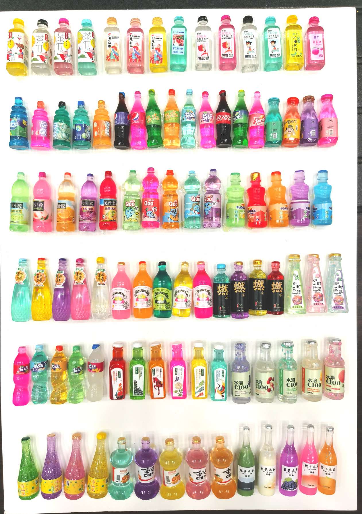 Small bottles, wine bottles, resin accessories, pendants, convenience stores, supermarkets, simulation toys, food toys, pressure cookers, steamers, mixed packaging, house playing, sticker fun, diy cookware, miniature toys. One package contains 500 pieces detail image 14