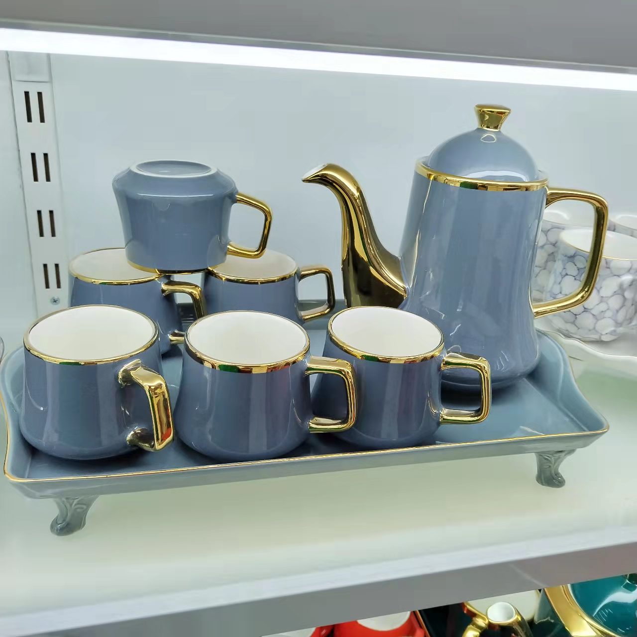 Jingdezhen Ceramic Coffee Cup Set Teapot Set European Water Set Afternoon Tea Cup undefined