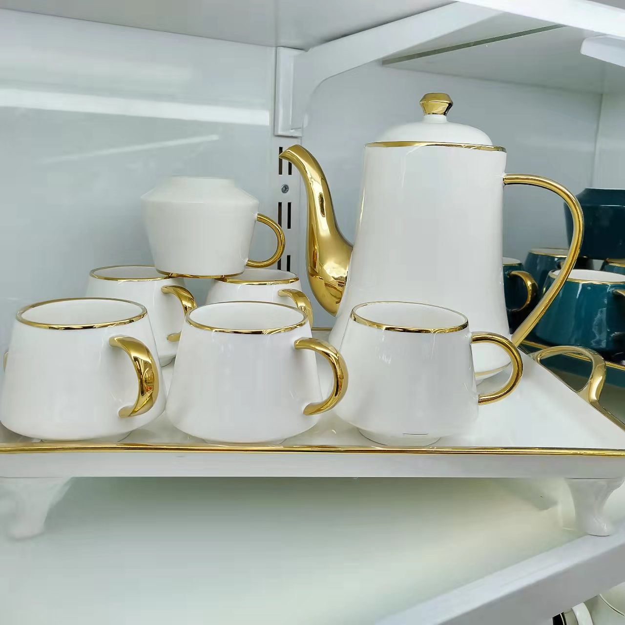 Jingdezhen Ceramic Coffee Cup Set Teapot Set European Water Set Afternoon Tea Cup undefined