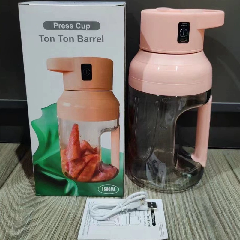 Ton Ton Drum Electric Juicer Portable Summer Wireless Ton Ton Drum Household 1500Ml Large Capacity Juice Machine details Picture