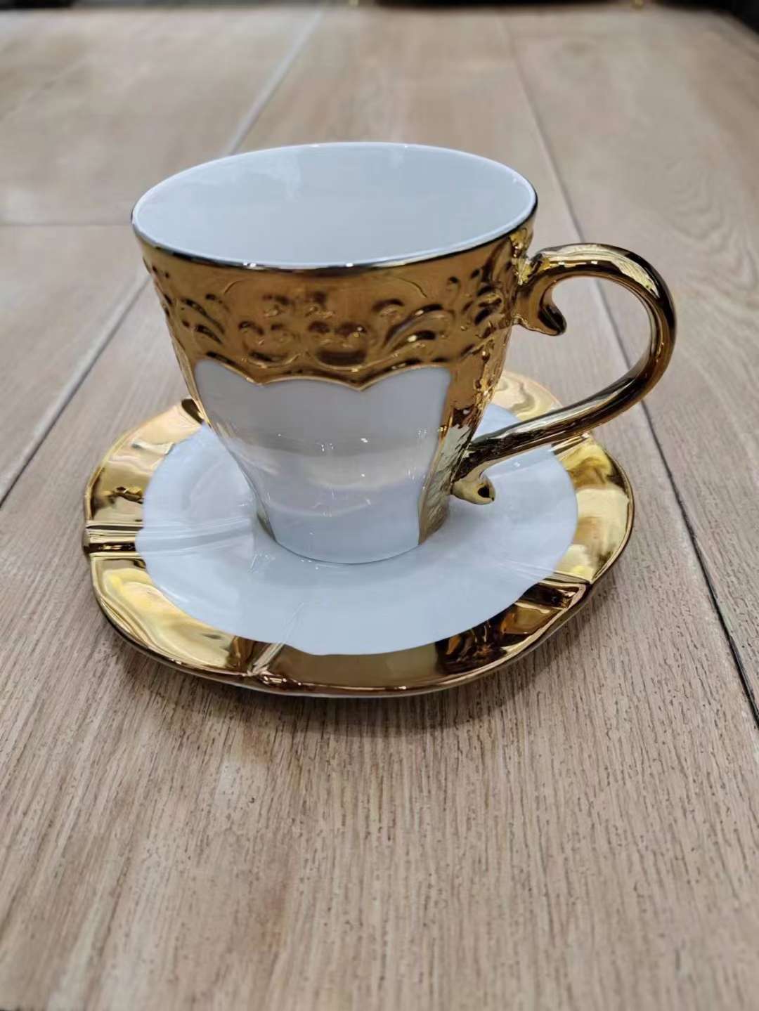 Jingdezhen 6 Cup 6 Dish Coffee Cup Dish Set Ceramic Cup Ceramic Dish Kitchen Supplies undefined