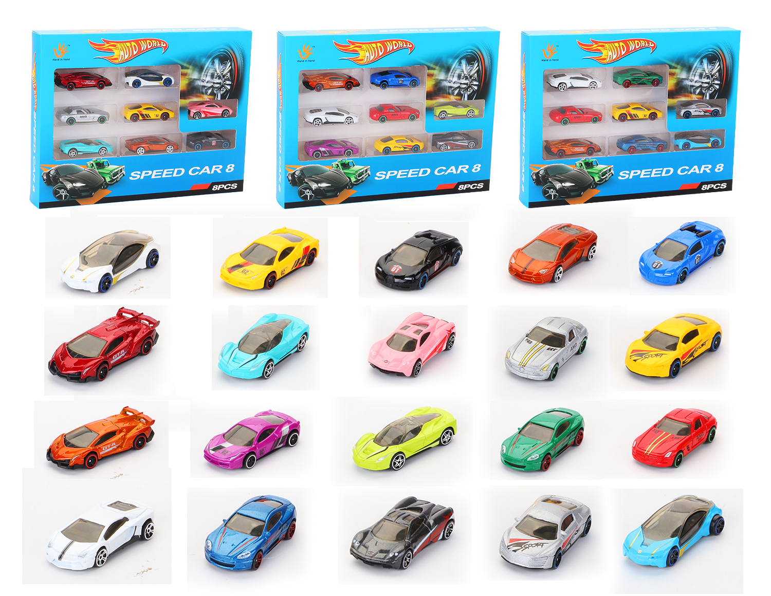 1:64男孩风伙伦合金玩具滑行小汽车玩具模型收藏礼品（开窗款）详情3