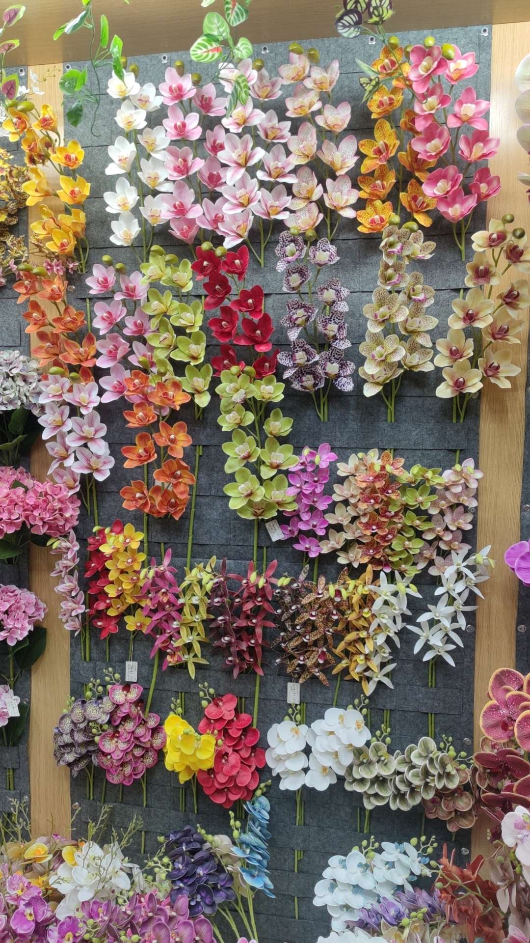 Factory direct sales, artificial flowers, potted plants, bunches, fences, lawns, soft hangings, vines detail image 11