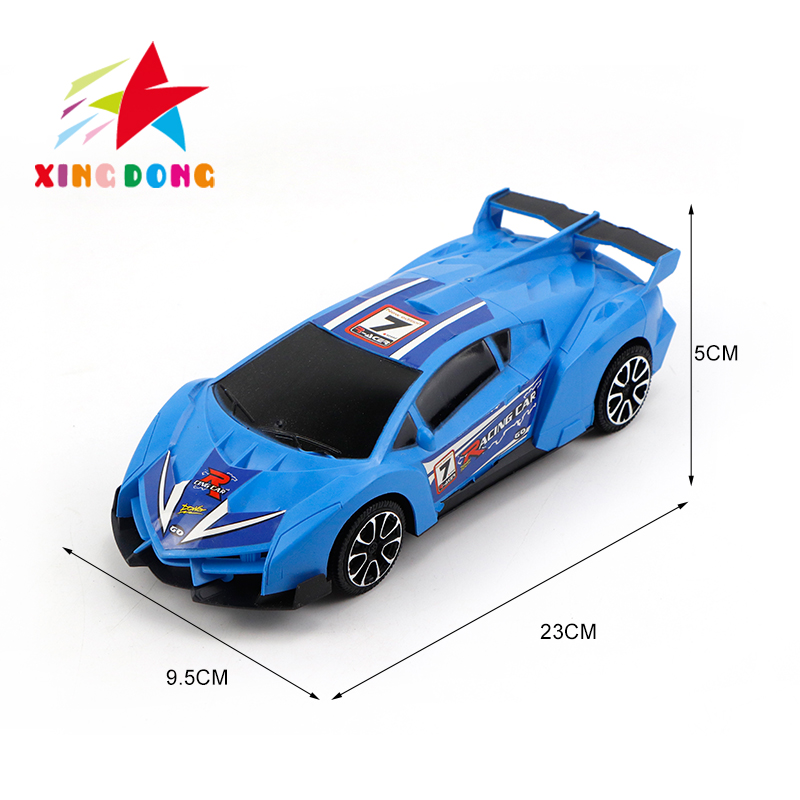 Children's toys, inertial cars, Lamborghini red and blue coasters, street toys details Picture