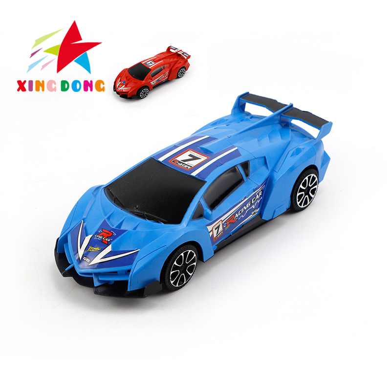 Children's toys, inertial cars, Lamborghini red and blue coasters, street toys
