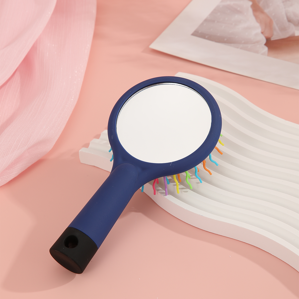 Hairdressing air cushion comb, rainbow comb, makeup comb, anti-static air cushion comb, portable massage comb Item Picture