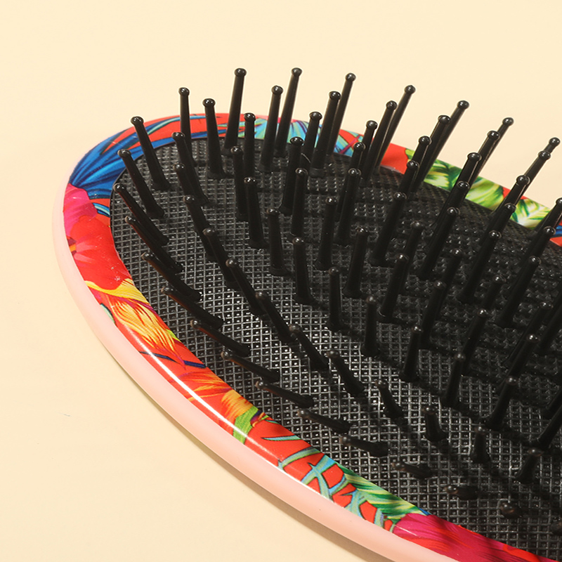 Printed airbag massage comb, a cute and cute hair straightening airbag comb for home use Specification image