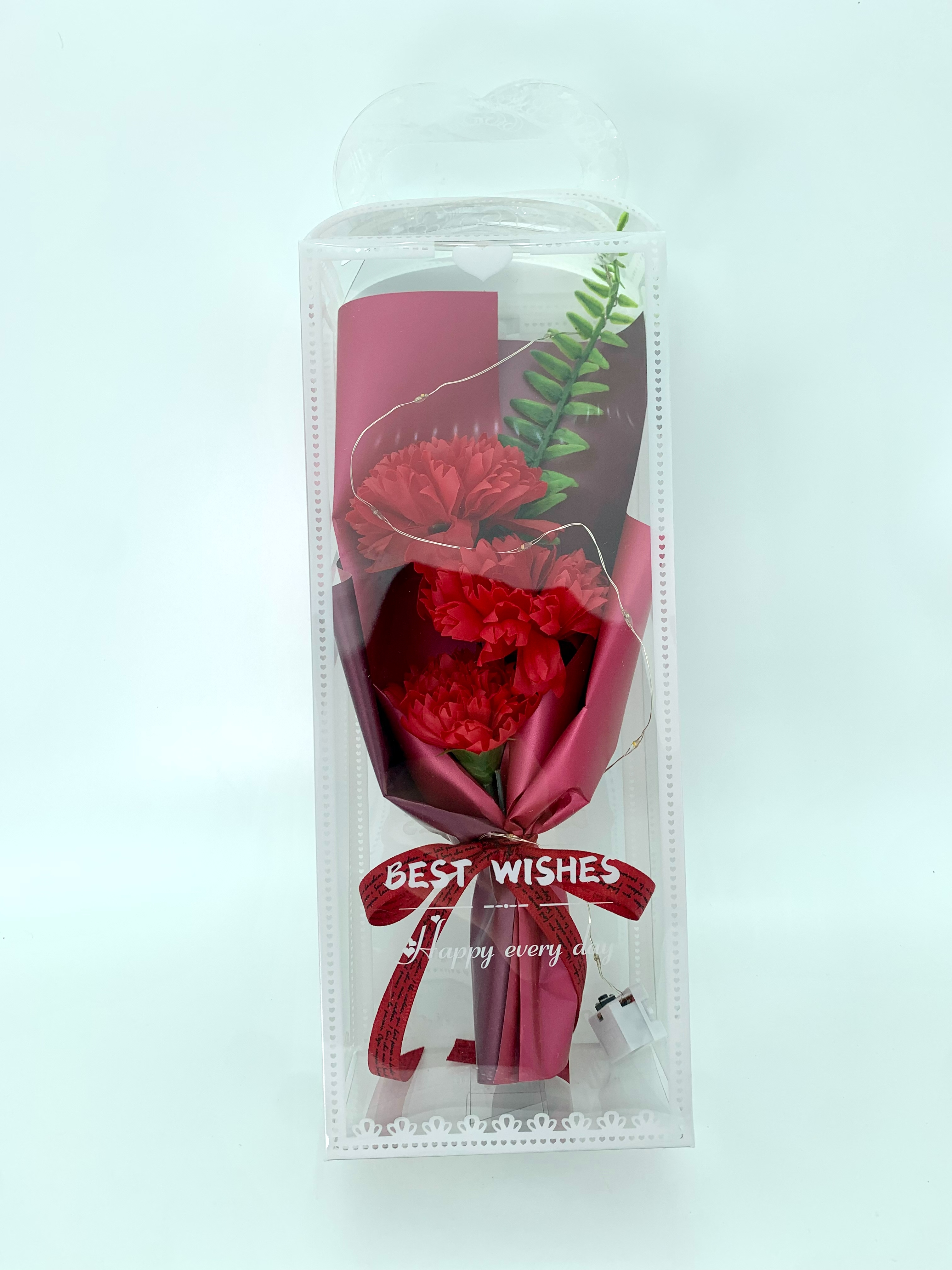 PVC Kangnaixin Mother's Day creative gift Soap Flower single stem wholesale soap flower Qixi Festival Valentine's Day gift Everlasting Flower Single stem rose
