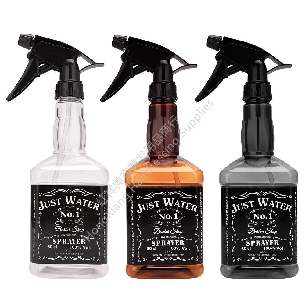 High pressure continuous spray bottle Hair makeup water spray bottle separate bottle pressed fine mist watering can garden watering spray 650ml