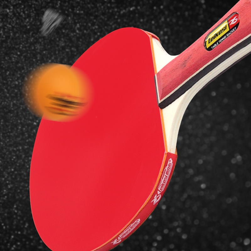 Horizontal Grip Pingpong Paddle Professional 5 Layers Blades Group Activities Eco-friendly Table Tennis Racket
