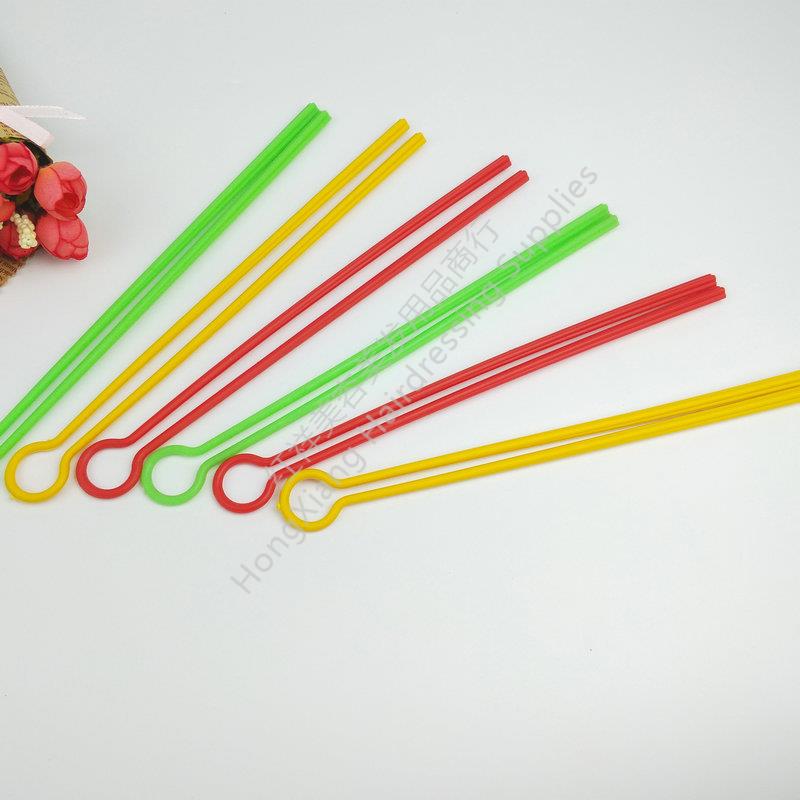 Hair color bar curly Perm chopsticks bar universal long strip curling hair tools Household hollow bar curling cold iron bar