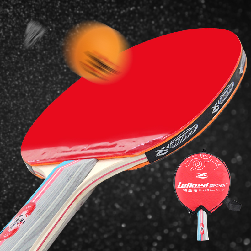 Leikesi Single Table Tennis Racket Factory Wholesale Price Team Sports Equipment Indoor Training Activity Pingpong Paddle