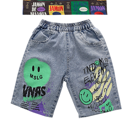 Summer clothing set for Boys 2023, new summer style for boys aged 3-6, a two-piece sporty cartoon boy set details Picture