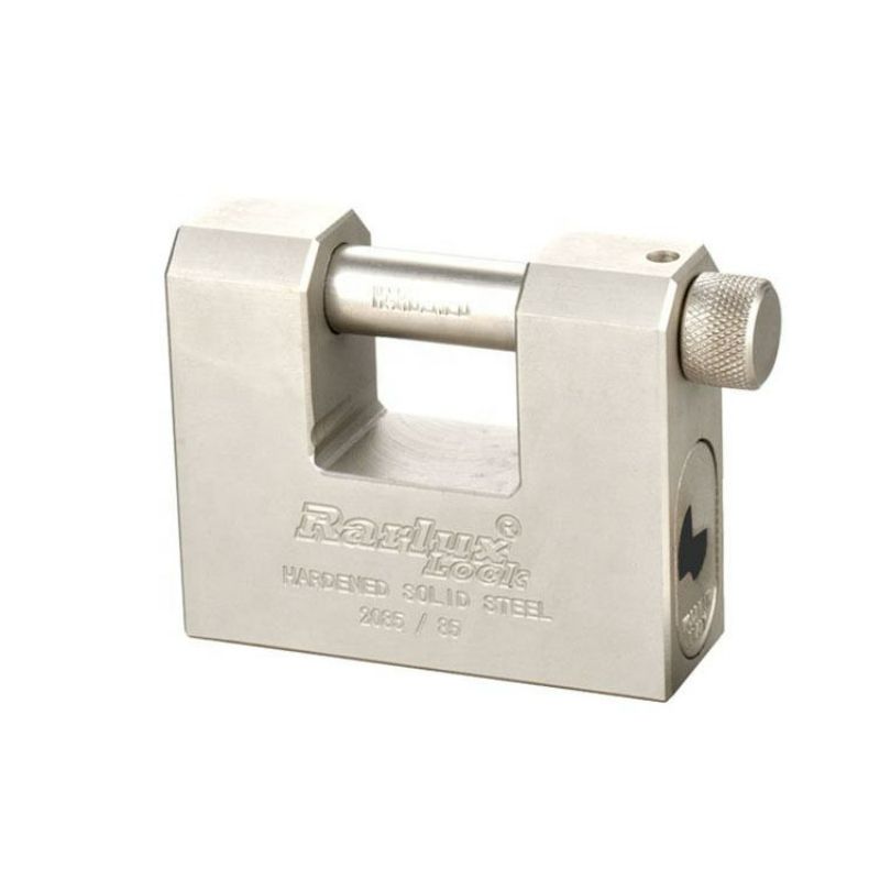 Rarlux 75/85mm防水安全不锈钢挂锁热销硬化防盗实心挂锁