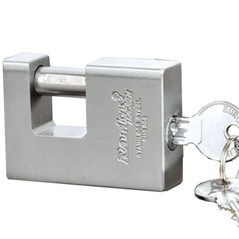 Rarlux最好设计不锈钢挂锁防锈安全防切割矩形挂锁详情图4