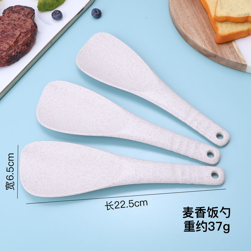 Jiehao long-handled fiber non-stick pan, durable kitchen rice serving spoon detail image 5