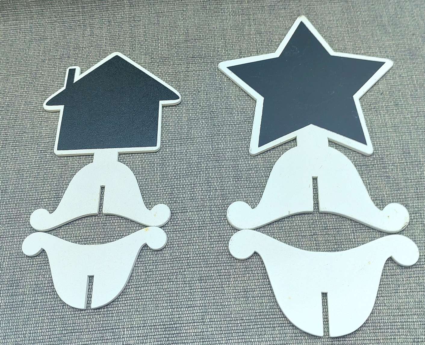 Factory Jiehao directly sells wooden handicrafts such as five-pointed stars, butterflies, various small messages and beautiful blackboards detail image 2