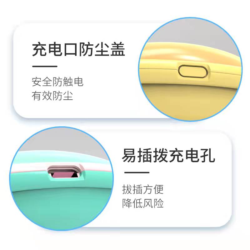A new portable hand warmer for children and girls, shockproof and anti-drop USB hand warmer, a charging cute pet warm baby details Picture