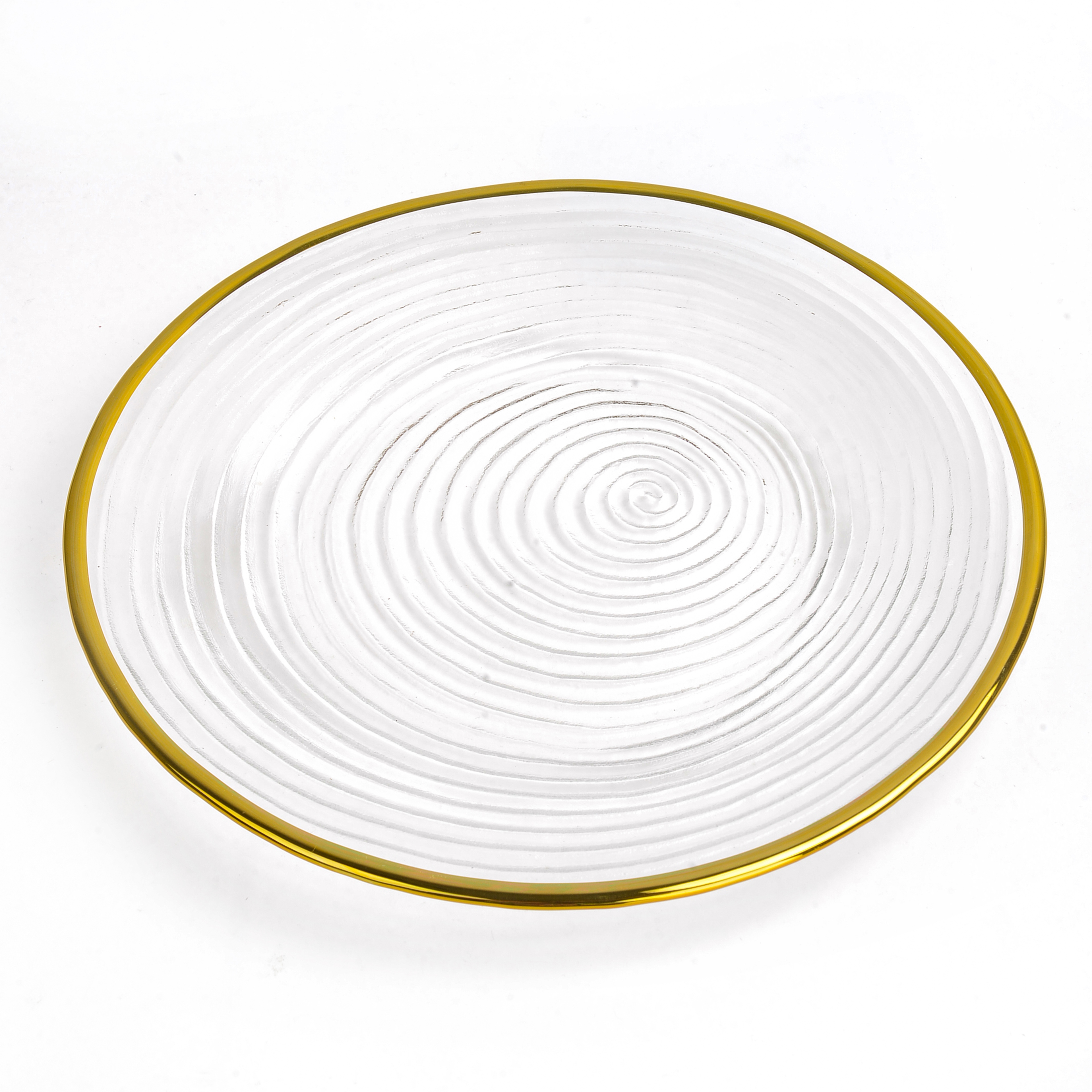 果盘/玻璃盘/盘子白底实物图