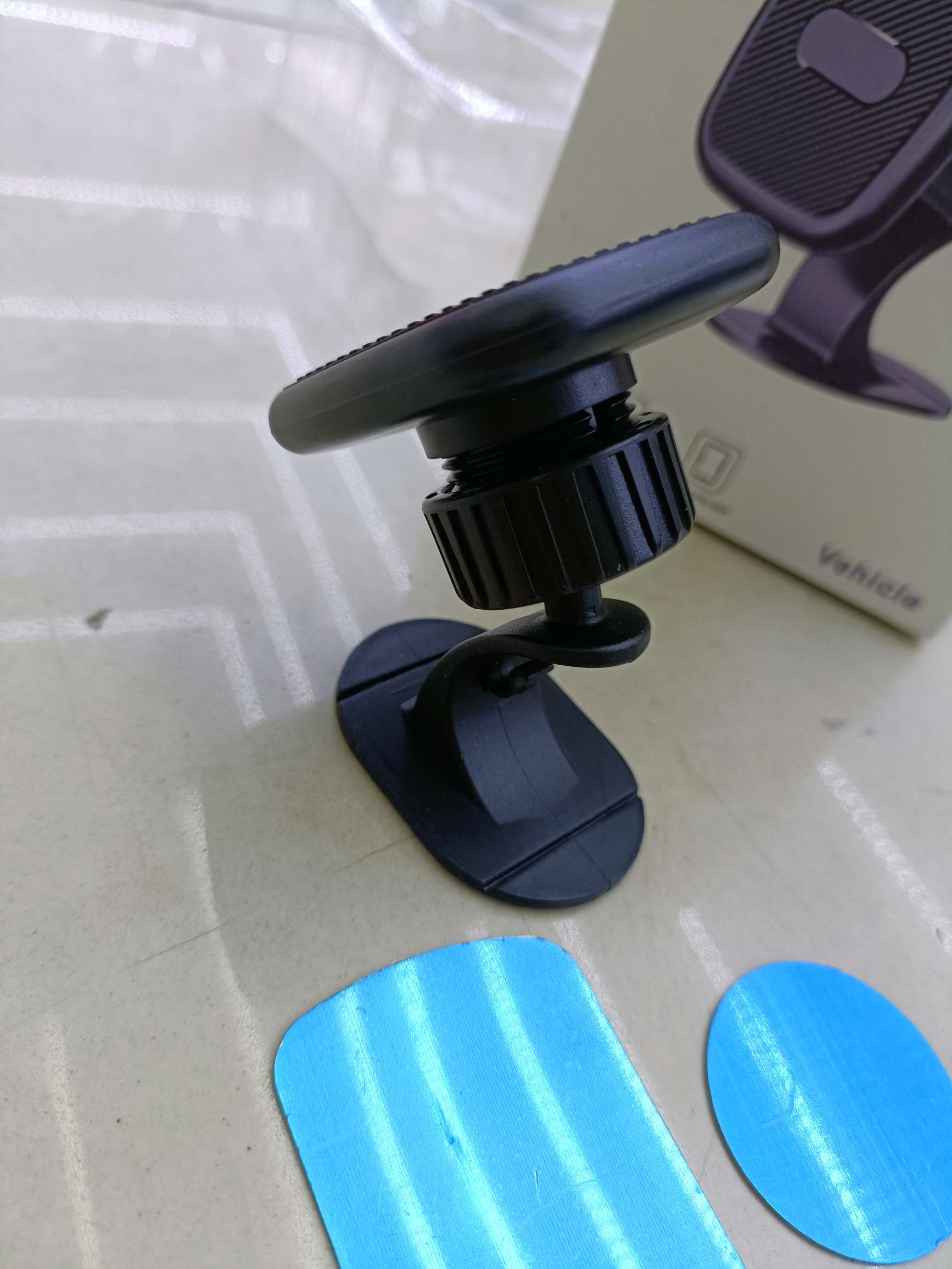 椭圆形碳纤维纹路磁吸粘贴车载手机支架/方形斜条纹磁吸粘贴支架/长方形磁吸粘贴手机支架/圆形磁吸粘贴支架 车载支架磁吸支架详情图6