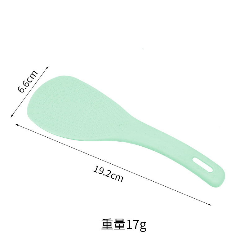 Jiehao long-handled fiber non-stick pan, durable kitchen rice serving spoon detail image 2