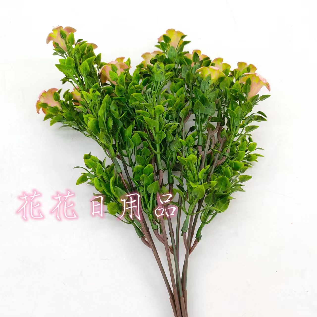仿真花假花盆景单支绿植小喇叭花各个场合摆件装饰品详情8