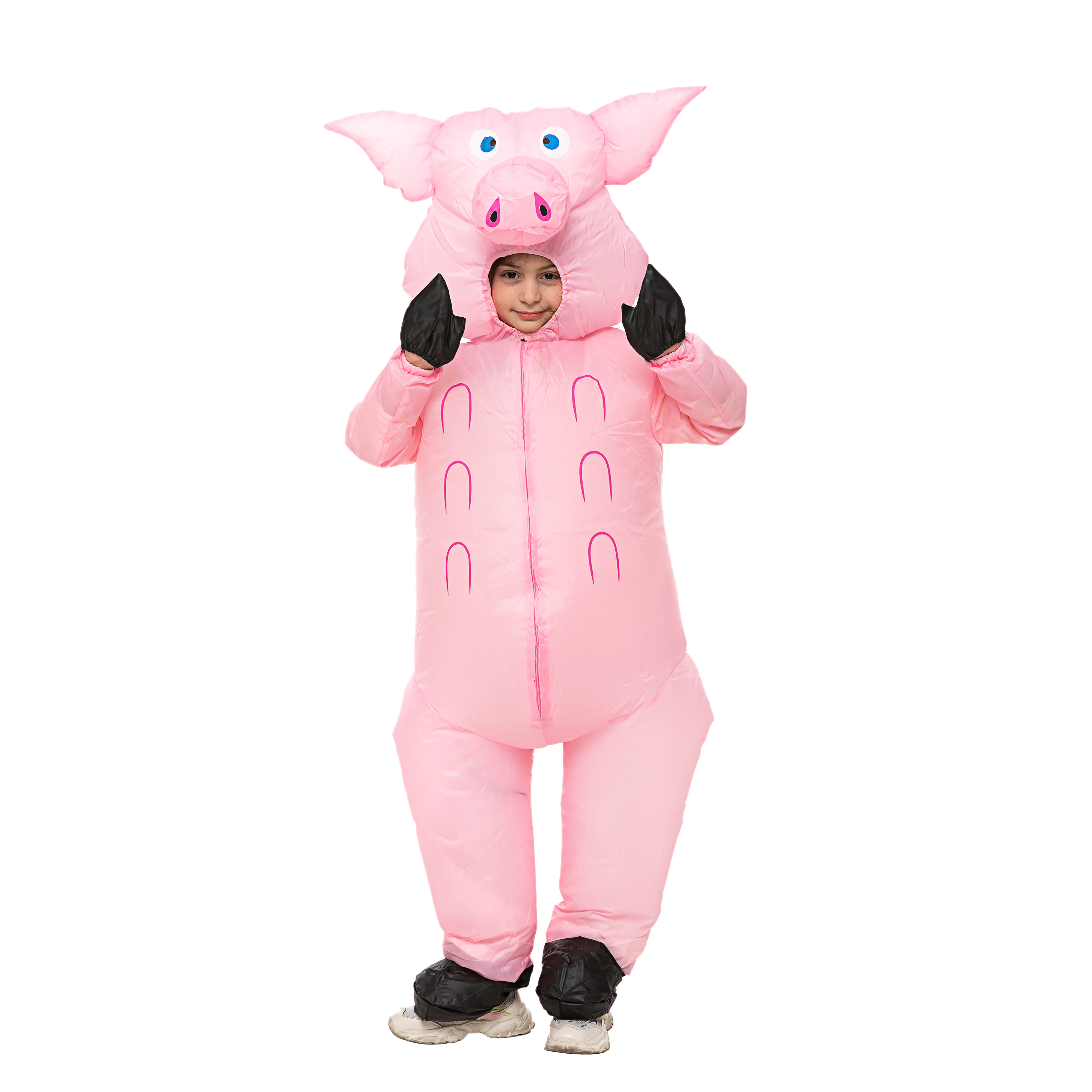 万圣节卡通人偶服装充气猪猪服装可爱猪充气服舞台表演搞笑表演服详情图4
