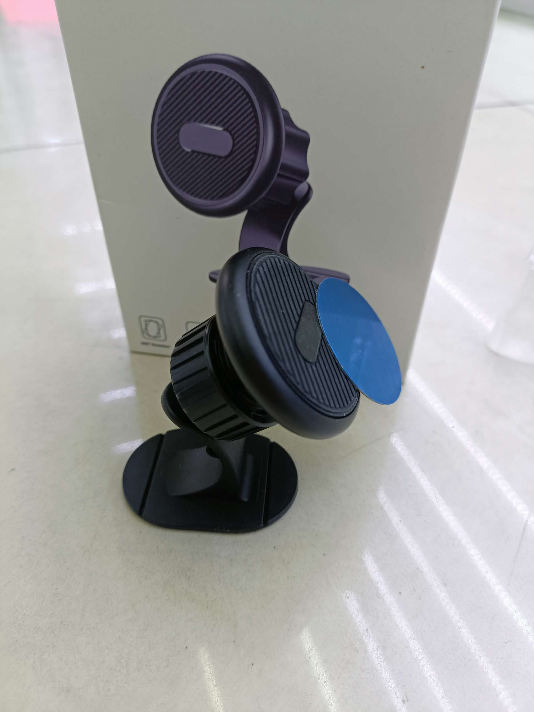 椭圆形碳纤维纹路磁吸粘贴车载手机支架/方形斜条纹磁吸粘贴支架/长方形磁吸粘贴手机支架/圆形磁吸粘贴支架 车载支架磁吸支架详情图20