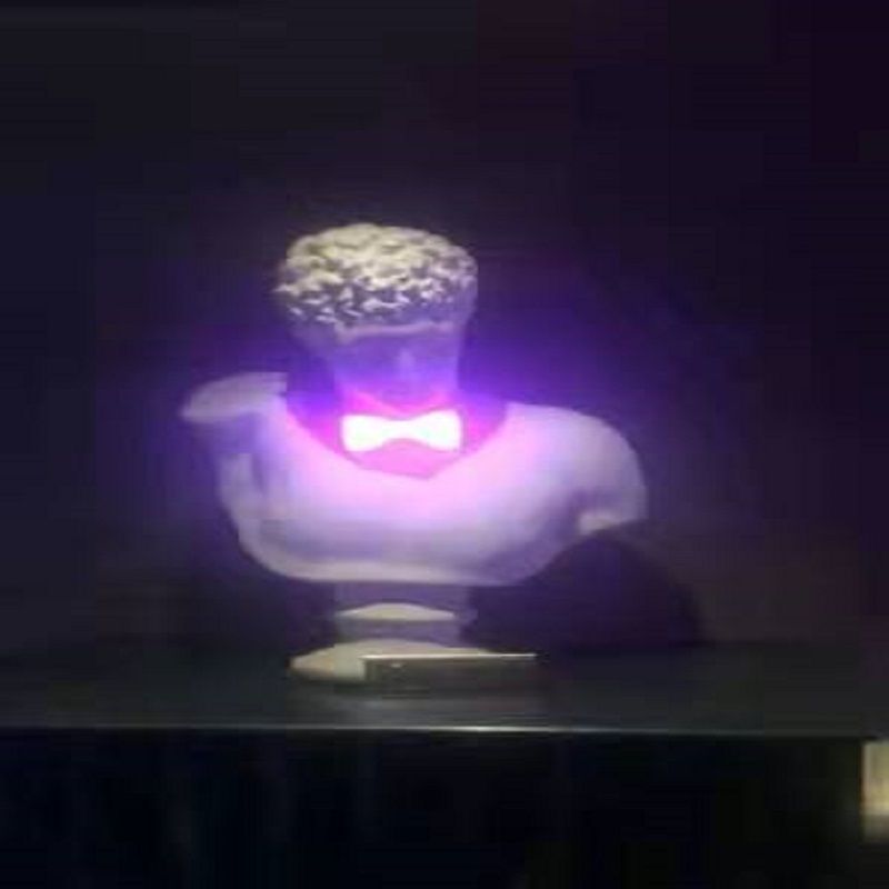 SZ-97 Nordic style sculpture art figure figurine, Hermer resin sculpture, pink light resin figure figurine, decorative figurine details Picture